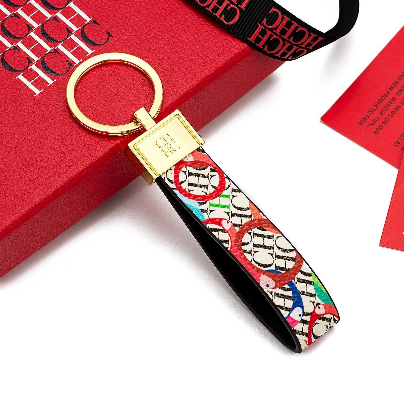 CHILN HENA New Fashion Peripheral Item Golden Leather Keychain with Multi - Element Design Pendant Christmas Gift K006 H260318 - view 5