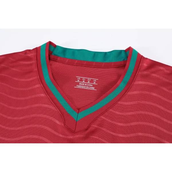 2026 Portugal National Team Home/Away 7 Ronaldo Children's Soccer Jersey for Adults - Training Uniform