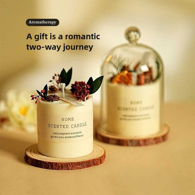 Forest Home Fragrance Candle Hotel Home Soy Wax Smokeless Birthday Gift Comes with Gift Box Aromatherapy Set Premium Gift D260318