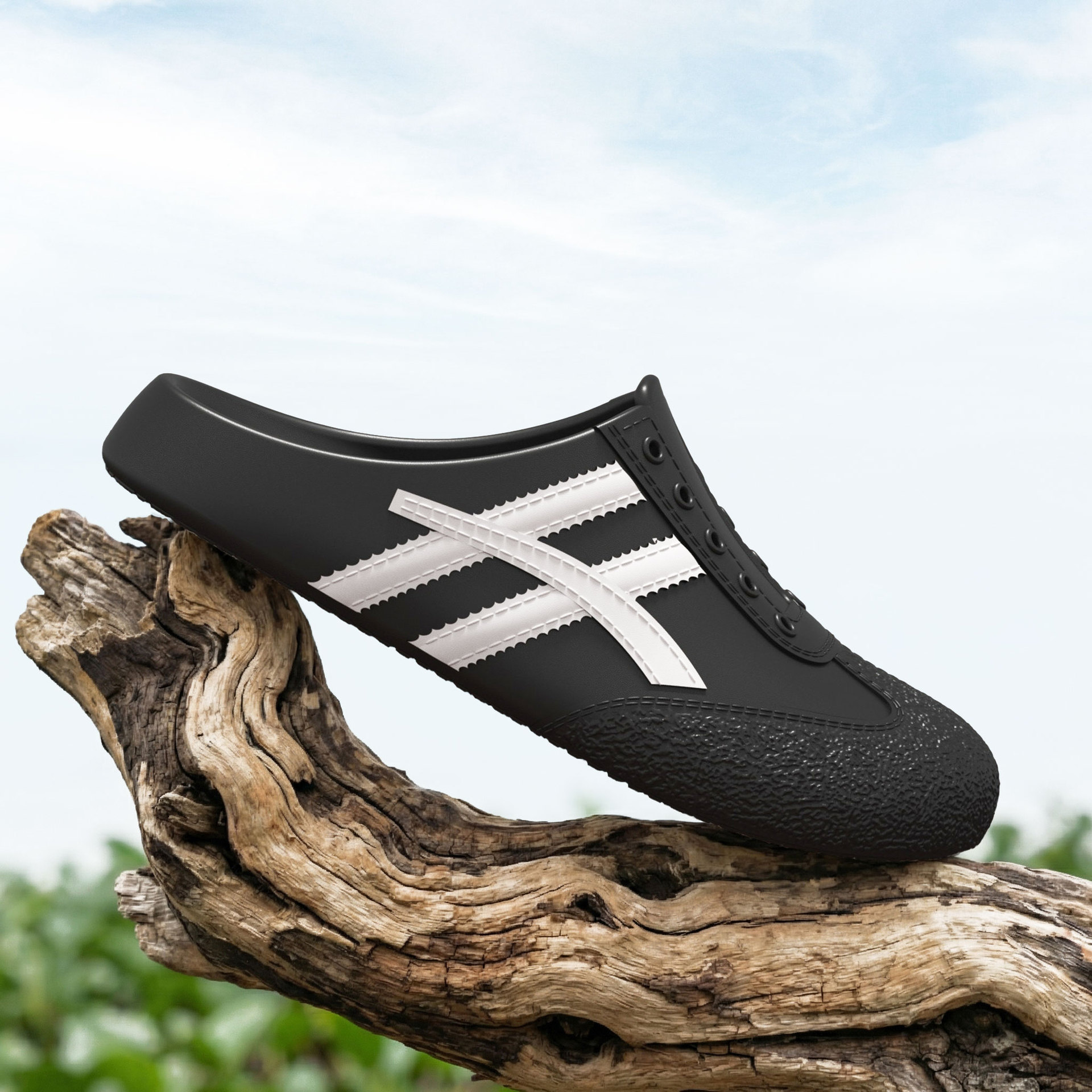 hot Free delivery Slippers 2026 Baotou Half Slippers New Summer Outerwear Lazy One Foot One Step Cold Slippers