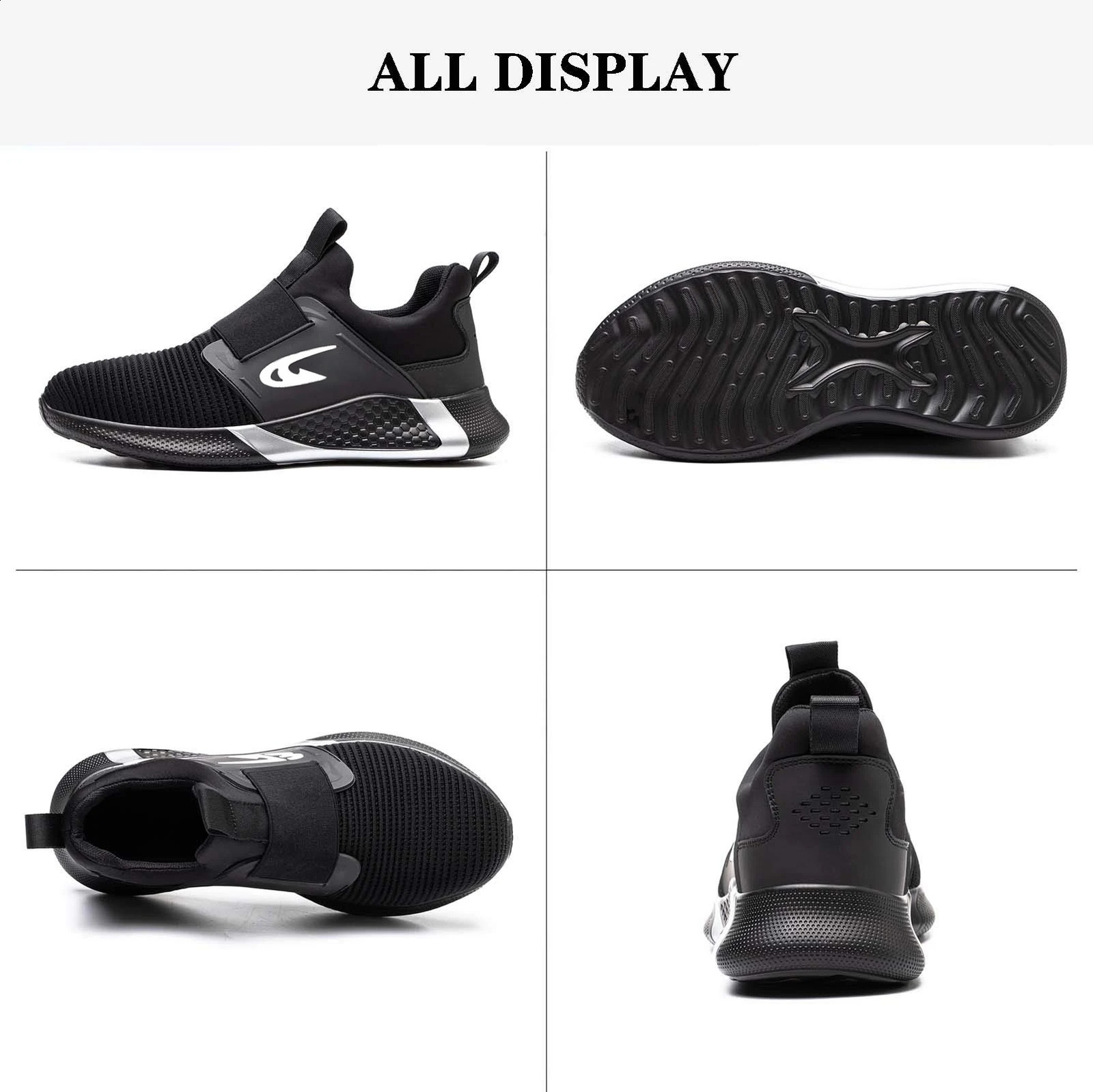 Steel Toe Safety Shoes for Men Women Puncture Proof Tread Sneakers Breathable Safety Shoes For Men Summer Lightweight Work Shoes 260318