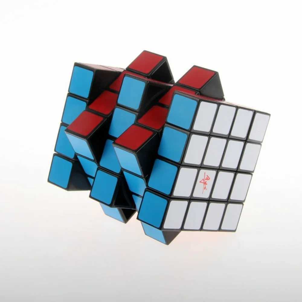 Ayi 4x4x5 Full Function Unequal Cubo Magico 445 Black Professional Magic Cube Puzzle for Collection Educational Toy H260314