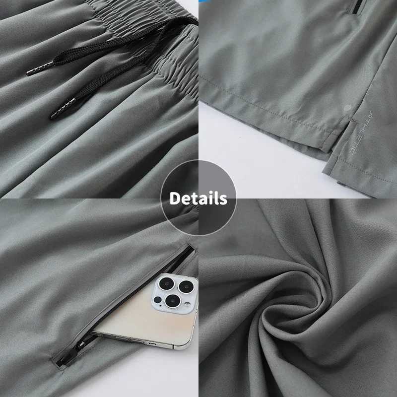 Mens Casual Shorts Summer Running Fitness Quick Drying Trend Shorts Loose Breathable Basketball Training Shorts 9926 M260318