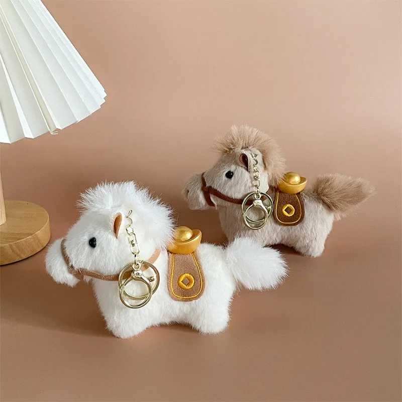 Cute Zodiac Pony Doll Plush Yuan BMW Doll Bag Keychain Pendant Instant Money Pony Pendant Can Be Gave As A Gift H260318 - view 4