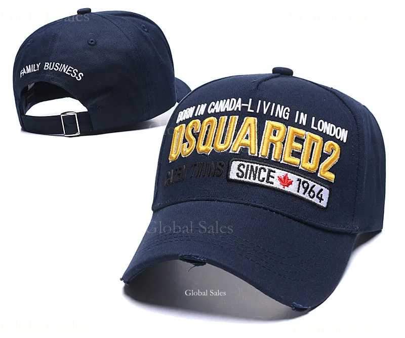 icons Cap dsquared Brand Baseball Fashion Mens Designer Summer Hats Caps Embroidery Adjustable Color Women Sunshade Trend Versatile Letter Iconcap 07f
