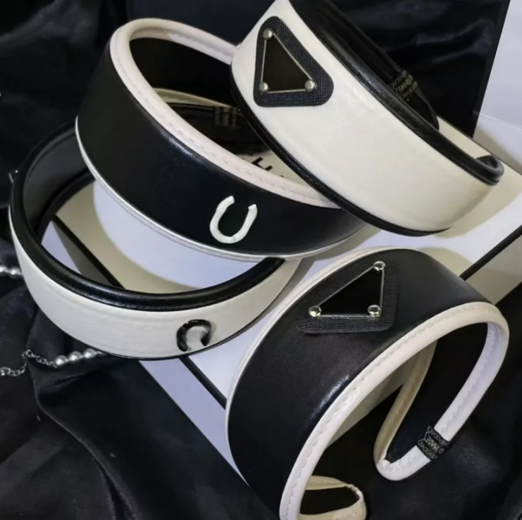 Luxury Designer Sponge Headbands Hair Bands For Women Girls Brand Letter Leather Headband Sports Fitness Headband Head Wrap Hair Accessories