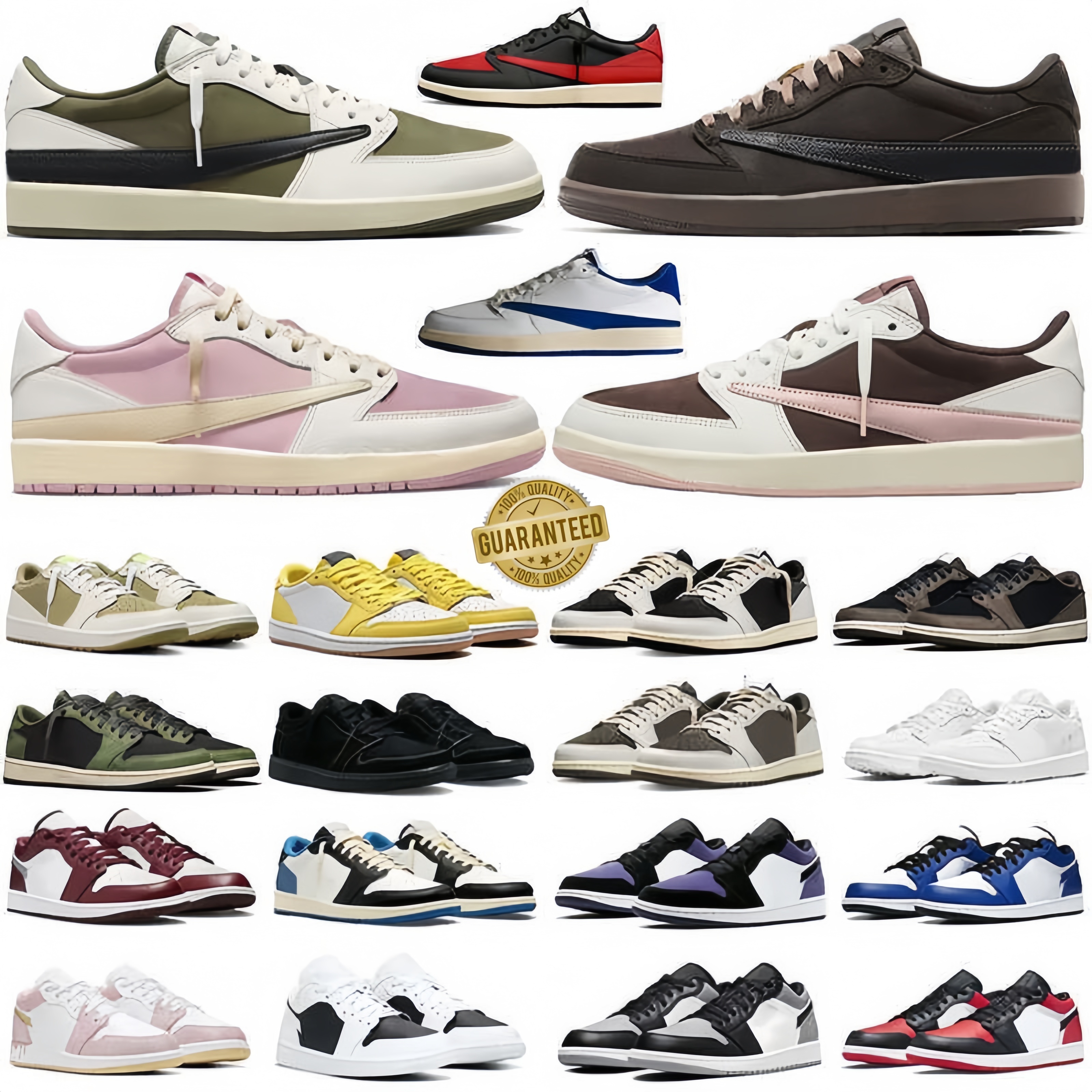 2026 designer Velvet Brown 1 1s Low men Basketball Shoes Golf Olive Reverse Dark Mocha Fragment Wolf Grey Sail Black Phantom UNC Panda Womens Sports Sneakers