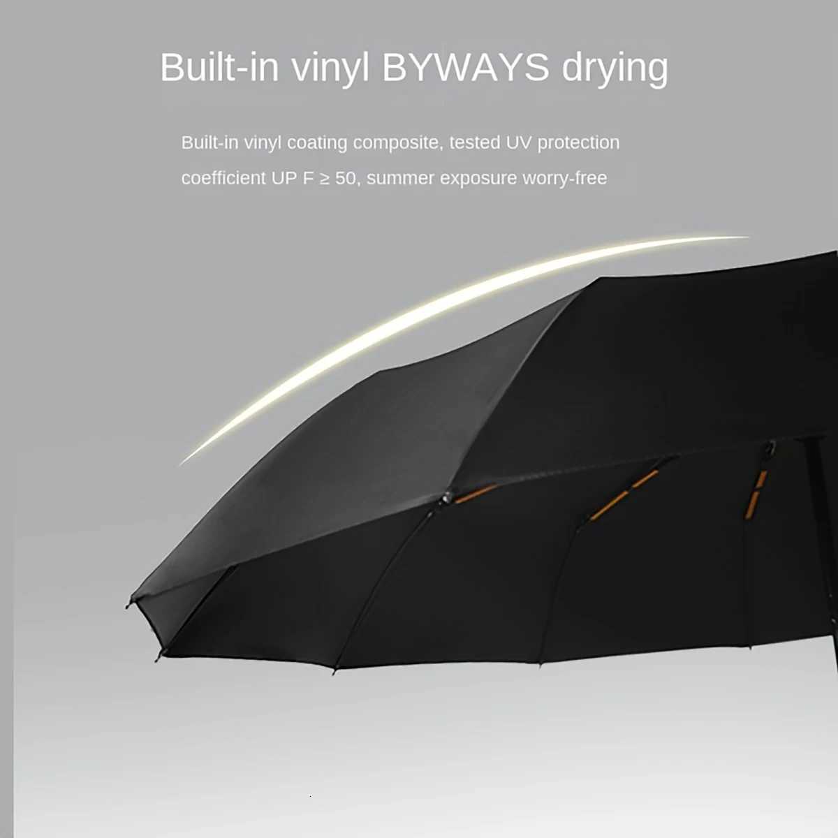 Stay Protected in Any Weather with this Fully Automatic 24-Bone Umbrella - Multiple Colors Available H260318 - view 6