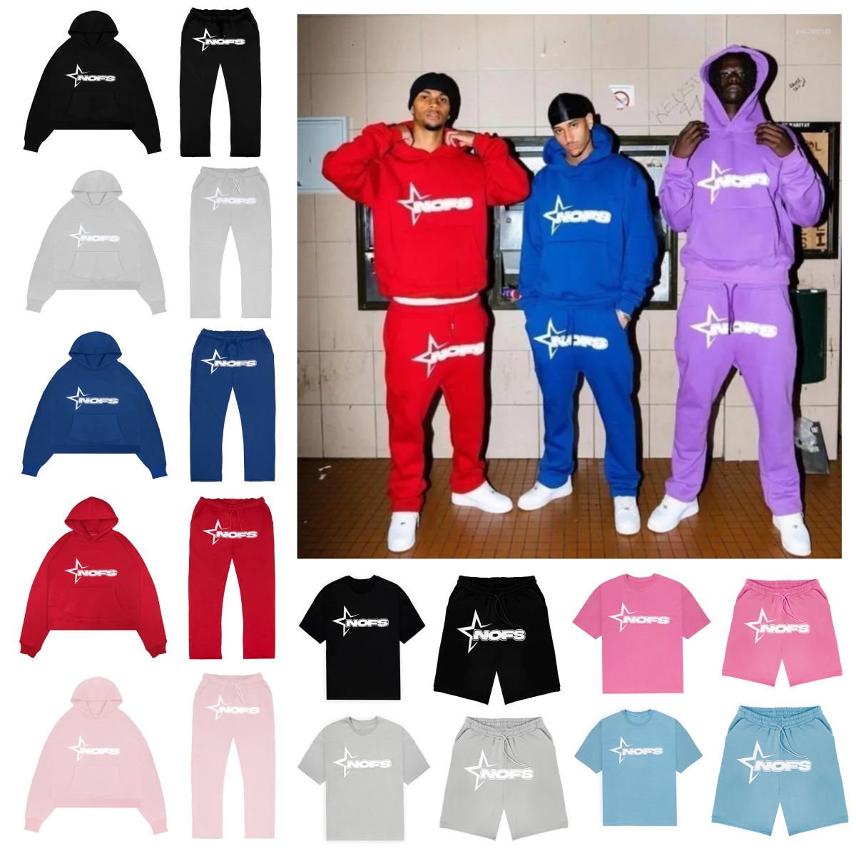 Men's Hoodies Nofs In & Sweatshirts Men Clothing Long Sleeve Tracksuit Oversized Vintage Casual Hoodie Sweatshirt With A Hood Summer Casual Sport Suit