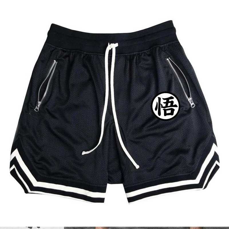 Mens Fitness Joggers Casual Breathable Short Sports Basketball Shorts Mesh Quick Dry Gym Shorts for Male Pants Summer M260318