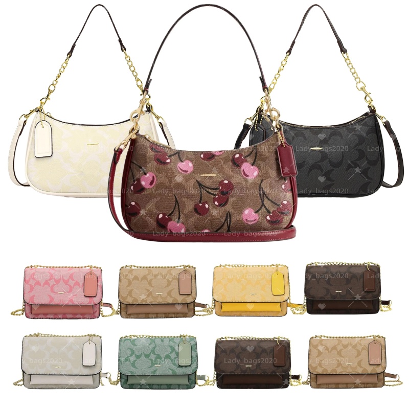 10A Teri Bag Tabby Tote Bags Chain Hobo Shell Handbag Designer Heart Shaped Shopping Bags Luxury Letters Large Women Leather Half Month Shoulder Cross Body Purses