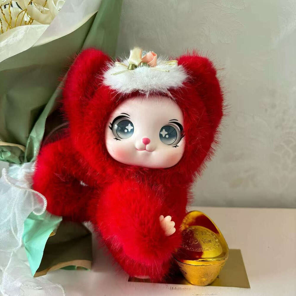 Trendy Cute Items Adorable Vinyl Doll Pendants Plush Toys Lali Figurine Decorations Bag Charms Keychains QIAOWANTONG