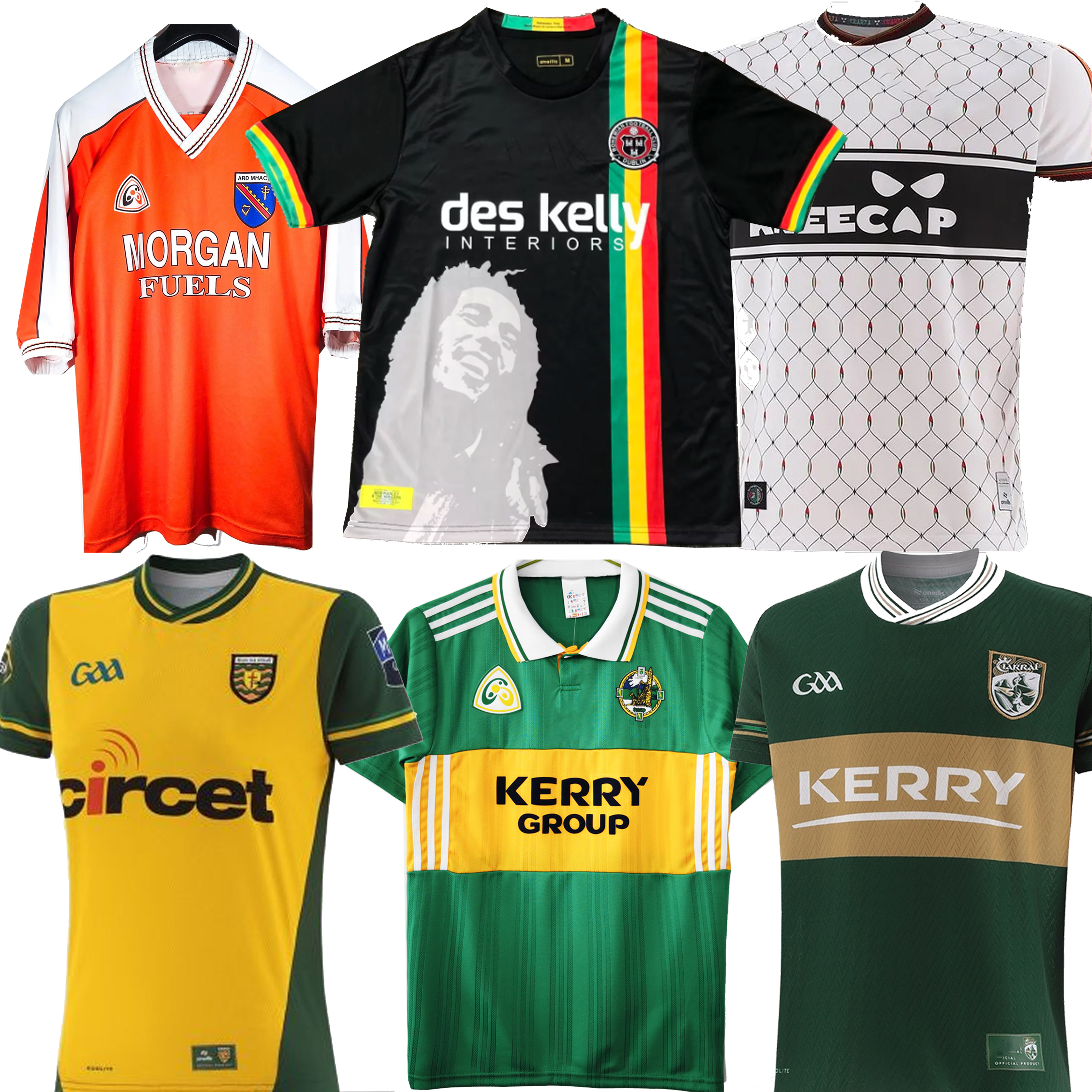 2026 Bohemians KNEECAP away jersey 2002 Armagh 1998 Kerry Retro gaa jersey Louth Antrim Wexford Westmeath Limerick Donegal 26 27 Donegal shirts GAA Rugby jerseys