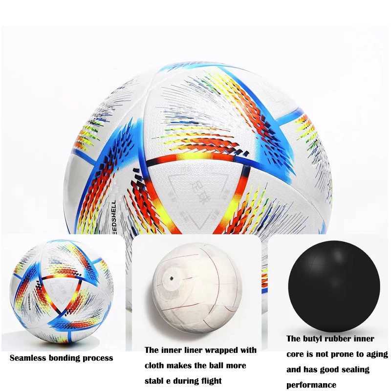 Size 5 Soccer Balls Professional High Quality Soft PU Seamless Outdoor Sports Football Training Match M260318
