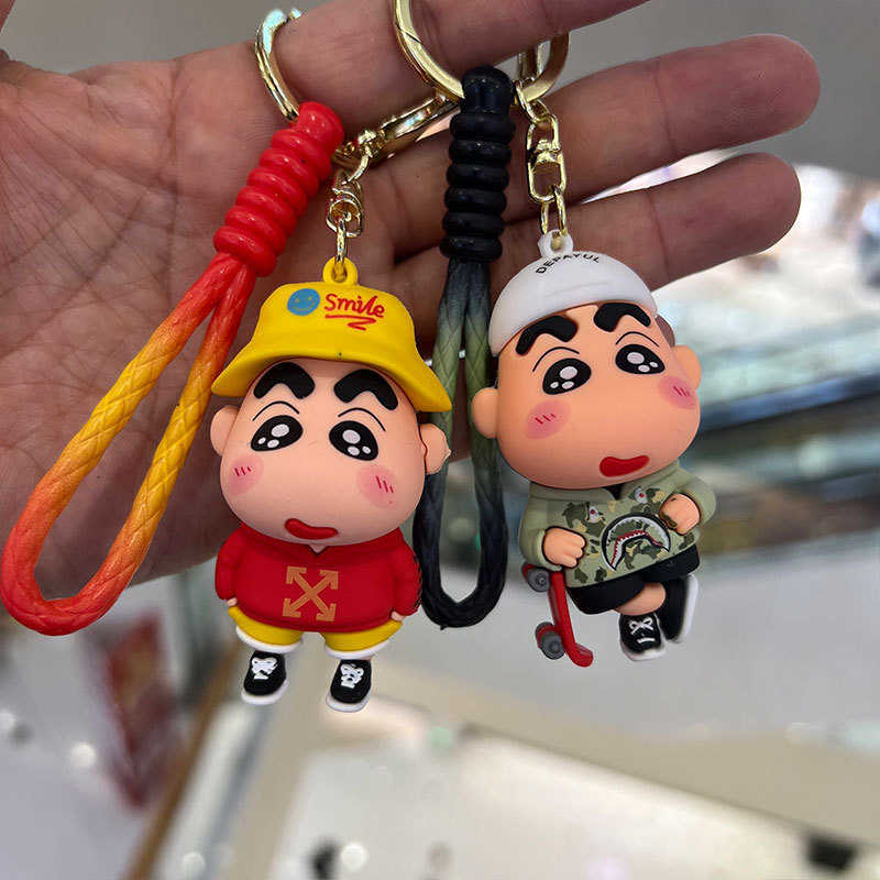 New Crayon Shin-chan Creative Keychain Cute Claw Machine Pendant Small Gift Backpack Pendant Plush Keychain S260317RY8L