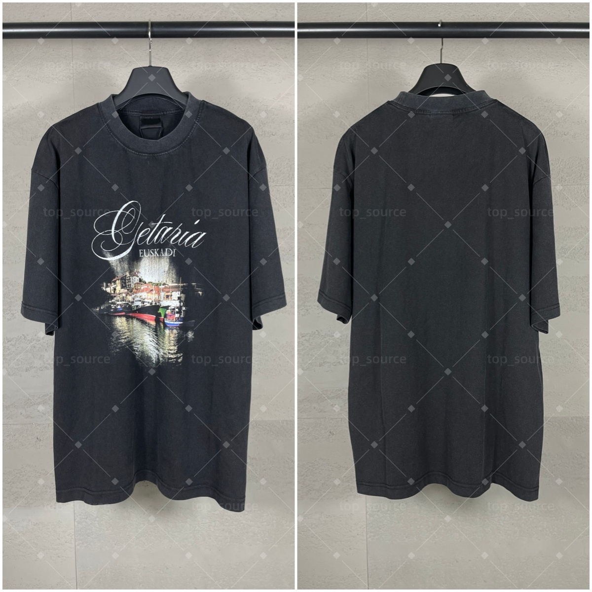 Old School American Print Loose Tee Vintage Design Crew Neck Breathable Cotton Short Sleeve Casual Tops Trendy Streetwear Outfits