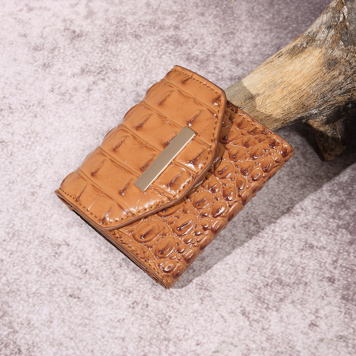 European and American Retro Multicolor 70% off Women's Wallet Clutch Bag Crocodile Pattern Brahmin for Cross-Border Amazon Independent Station 12