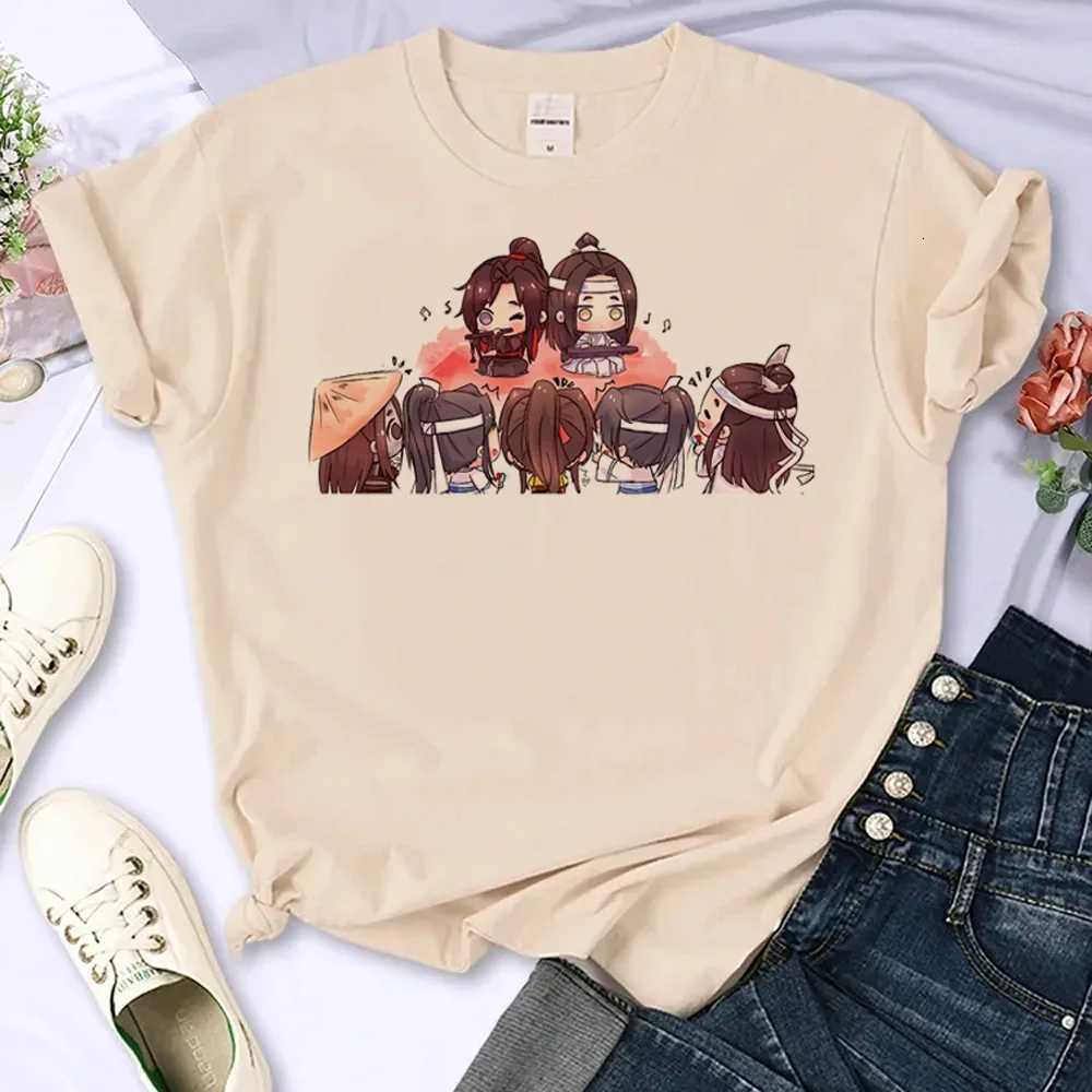 Mo Dao Zu Shi T-shirts Women Japanese Manga Summer Top Female Manga Clothing Personalized Loose Round Neck T Shirt TopT260317