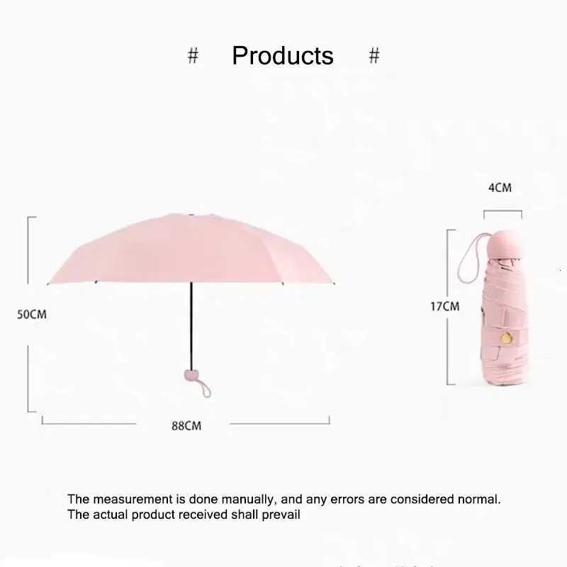 1pc Travel Umbrella With 6 Rib Reinforced Auto Open Close Compact Lightweight Automatic Strong Waterproof Folding Umbrellas H260318 - view 7