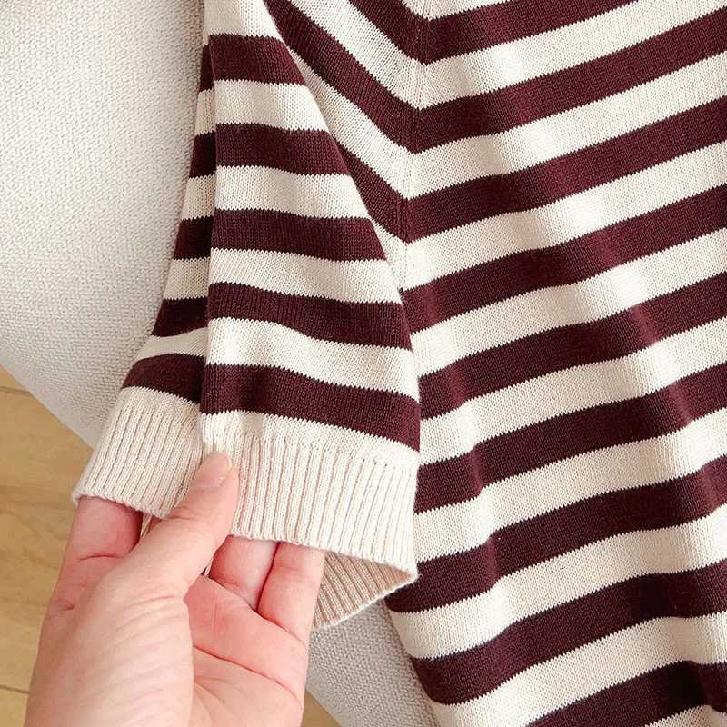 100 Cotton WomenS Striped Color-Blocked Short-Sleeve T-Shirt Slimming And Stylish Versatile Top For Outerwear Or LayeringT260317