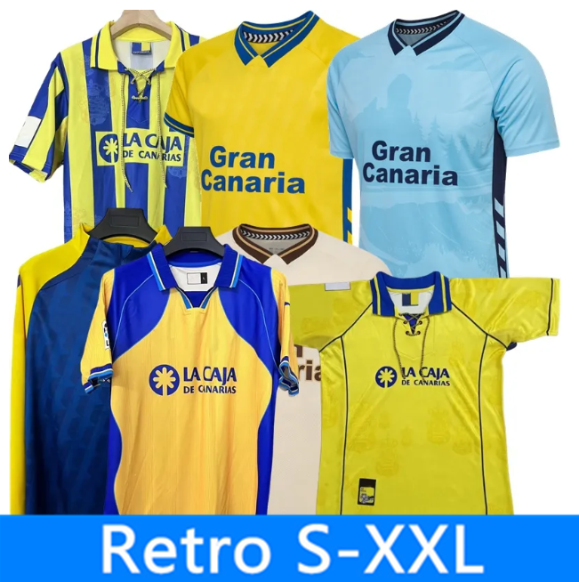 Retro Classic 1995 96 1997 1998 2000 2001 UD Las 2025 2026 Soccer Jerseys Palmas SANDRO MARC MANUEL FUSTER LOIODICE KIRIAN MIKA MARMOL 97 98 25 26 football men