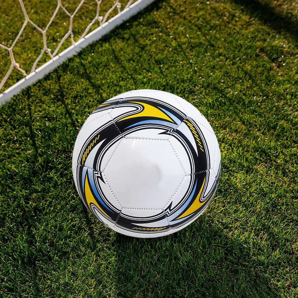 World Football Soccer Balls Official Size5 Machine Sewing PVC Seamless Wearproof Anti-slip Outdoor Match Game Football Training a02 M260318