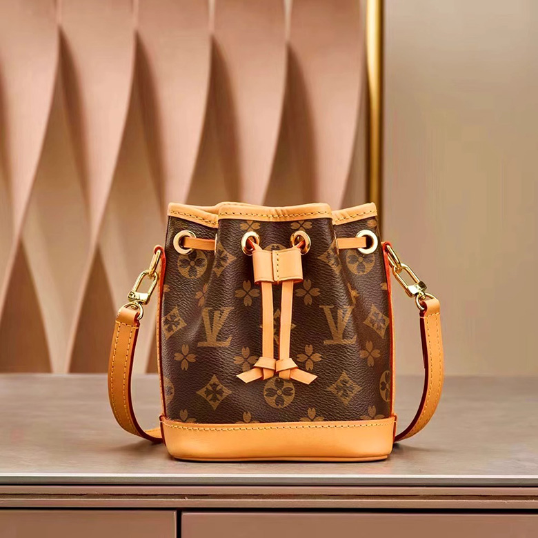 Top quality must have designer handbag NEONOE Bucket bag Womens crossbody shoulder bag mirror quality Luxury bag leather Coin Purse travel ultimate tote A22