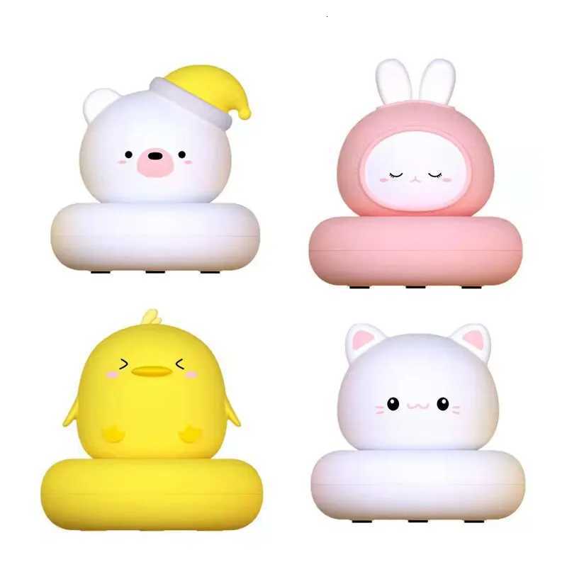 USB Charging Night Light Cute Clap Control Pet Shaped Sleep Lamp Bedroom Decorative Childrens Gift Toy Night Atmosphere Lamp H260318