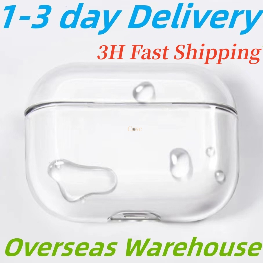USA Stock for Apple AirPods Pro 2 Airpods pro 3 3rd Earphones Solid Silicone Cute Protective Headphone Cover airpods 4 Wireless Charging Box Shockproof 3nd 2nd
