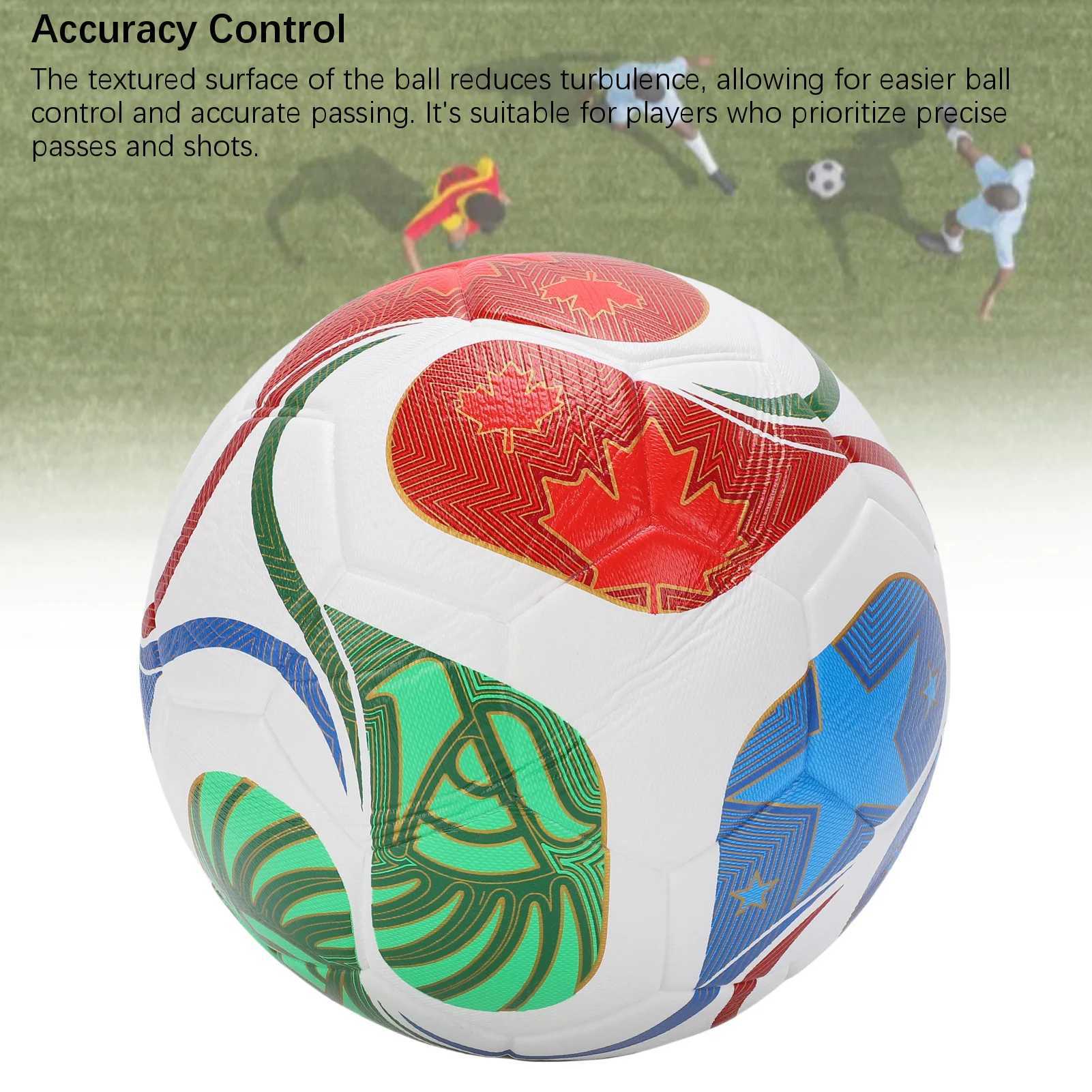 Soccer Ball Size 5 PU Wear Resist Thickened Water Proof Soccer Ball for Standard 11 Person Play Water Proof Soccer Ball M260318