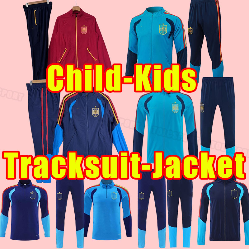 2025 2026 Spain soccer tracksuits Espana ANSU FATI ASENSIO MORATA FERRAN KOKE GAVI AZPILICUETA C.SOLER 25 26 WORLD RAMOS CUP Long sleeve tracksuit sets child kids