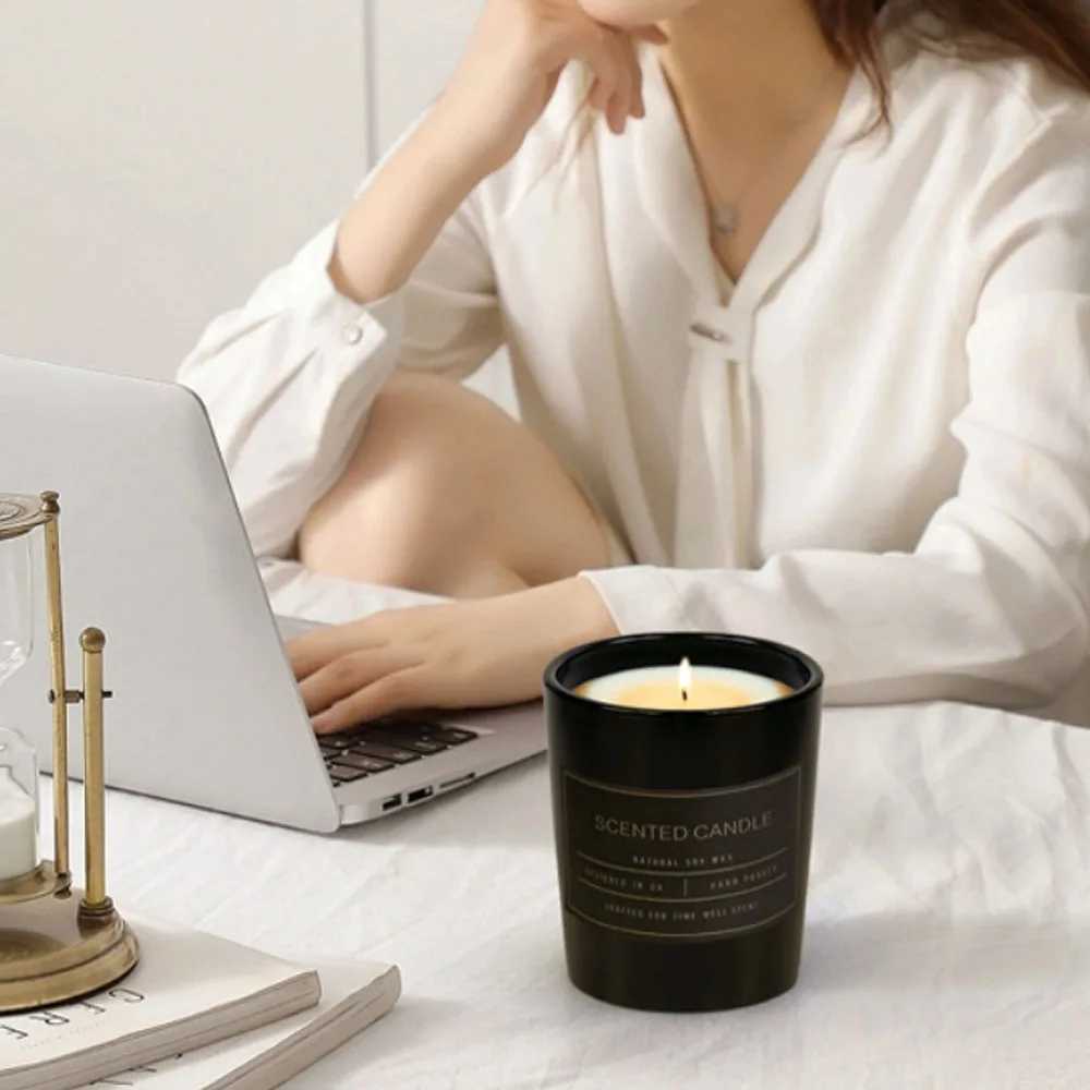 2026 New 53g Aromatherapy Candle Premium Gift Box Glass Handmade Soy Wax Smokeless Creative Companion Gift D260318