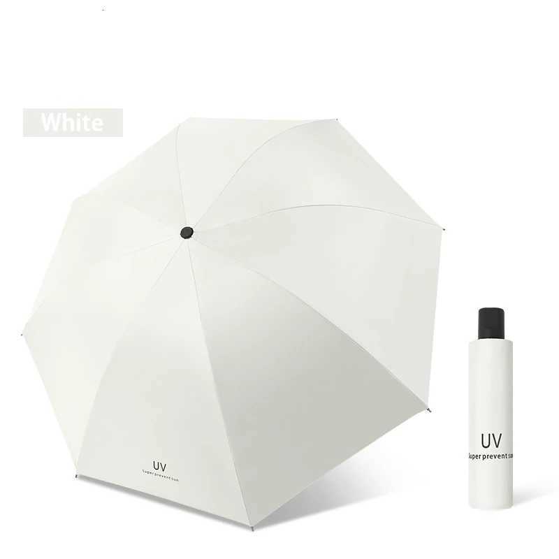 Foldable Manual Umbrella Waterproof and Windproof Umbrella Anti-UV Umbrella for Sunny Or Rainy Days Simple Solid Color Umbrel H260318 - view 7
