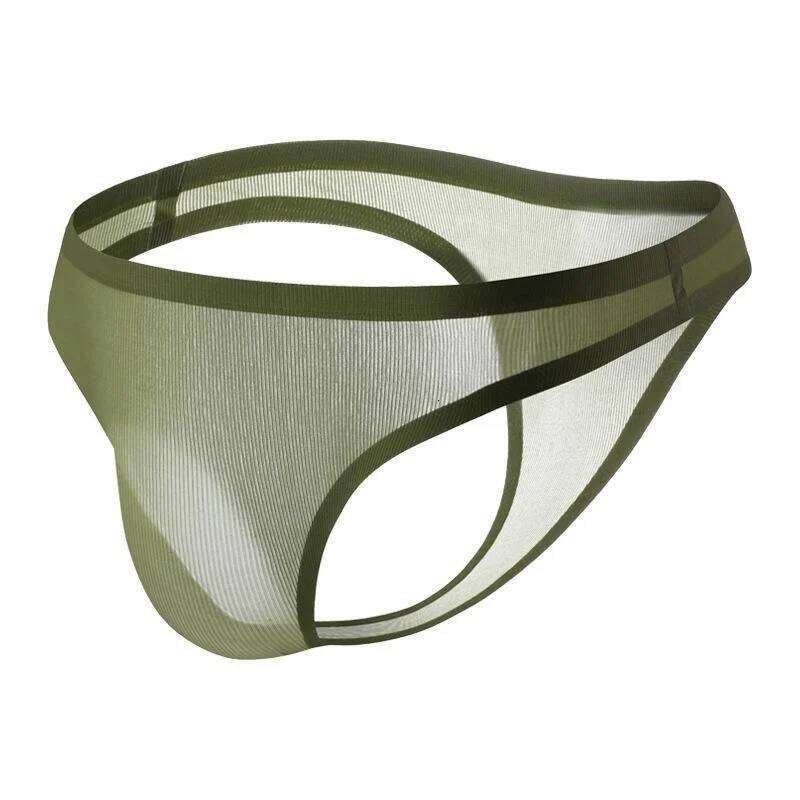 Men S Thongs G Strings Sexy Men Seamless Underwear Ultra Thin Ice Silk Panties Underpants Man Bikini Briefs Jockstrap