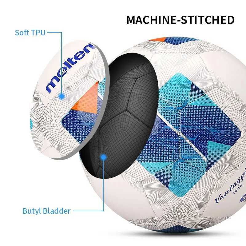 Authentic Molten Football High Quality Soccer Balls Professional Size 5 Size 4 TPU Material Seamless Machine-stitched Balls M260318