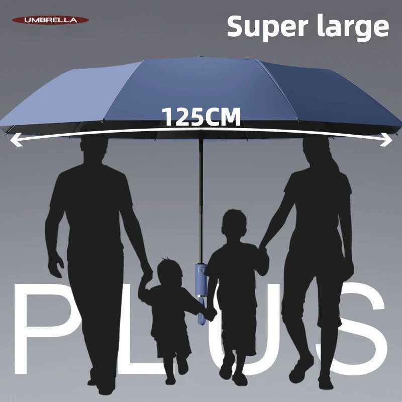 Windproof Automatic Folding Umbrella 125CM Diameter Large Rain Umbrella Sun UV UPF50 Protection Umbrellas for Man and Women H260318 - view 4