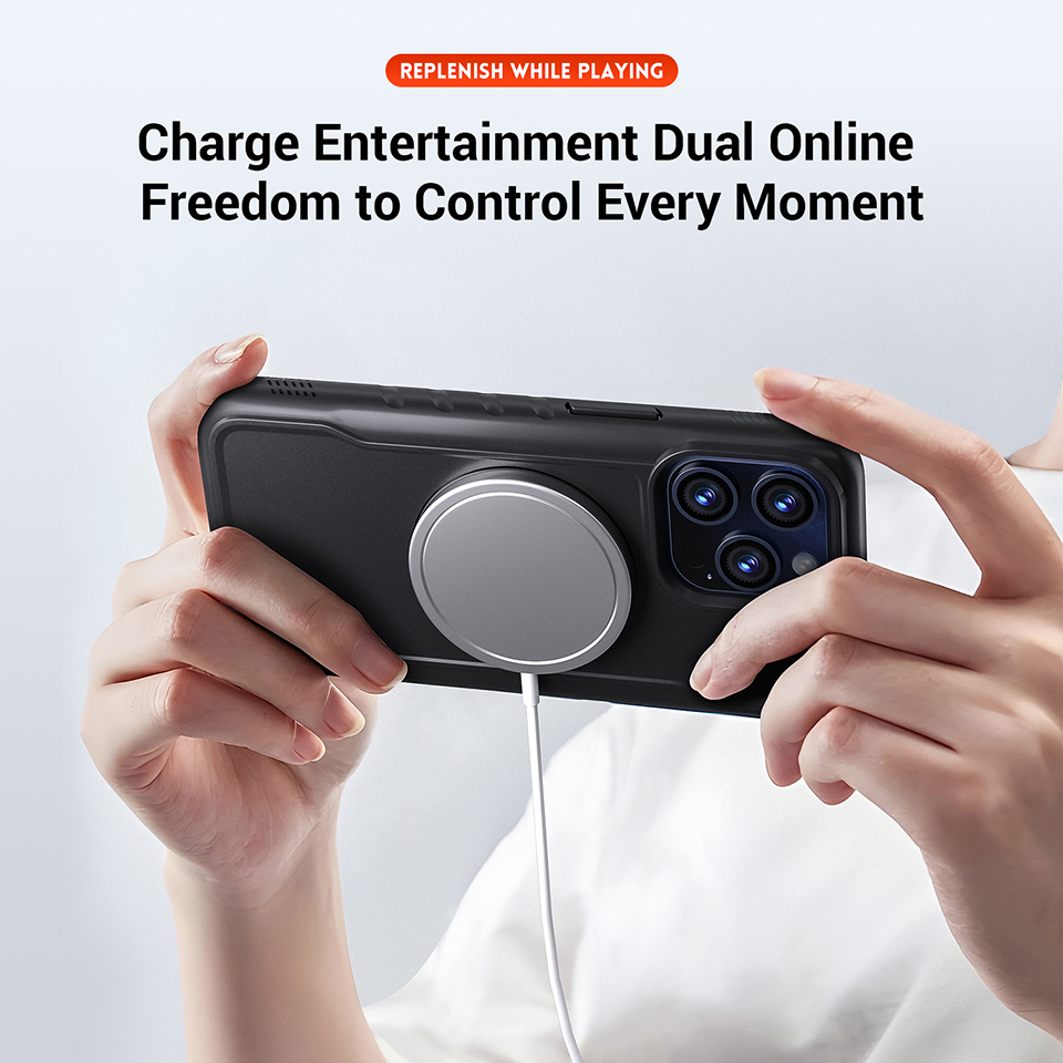 Bike Phone Case for iPhone 14 Pro, Compatible with Quad Lock Mount, Quick-Release Lock for Motorcycle Mount, Slim Shockproof Protective Cover