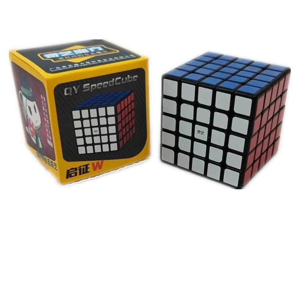 Qiyi Magic Speedcube Black Sticker 6x6x6 7x7x7 Cube Magic 4x4 5x5 6x6 7x7 Speed Puzzle Educational Toy Children Version 2 H260314