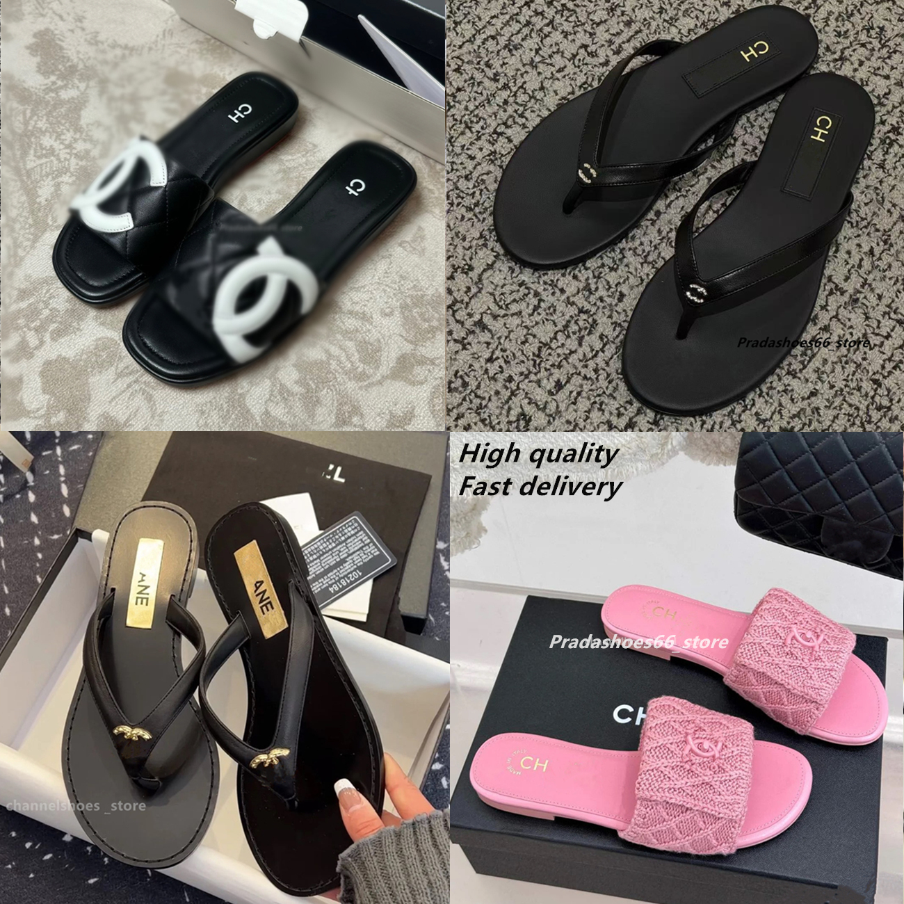 Luxury designer Flat Slippers Women 2026 Summer Velvet Crystal Metallic brand Shoes for Women Sandals Non-slip Bow Beach Flip-flops Slides Tories thong cc cha