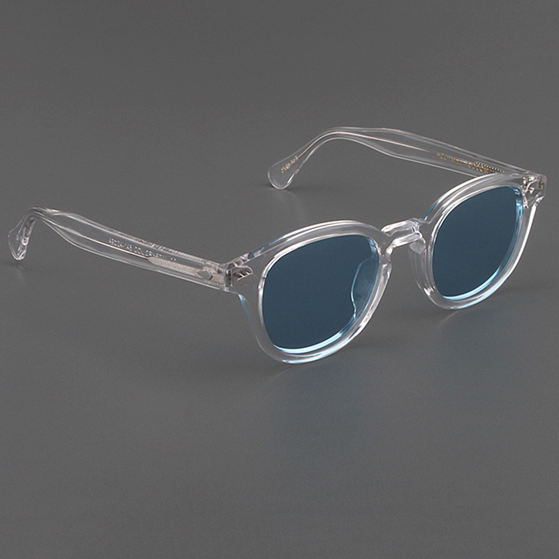 Johnny Depp Polarized Sunglasses Men Round Lemtosh Sun Glasses Women Luxury Brand Vintage Acetate Frame Night Vision Goggles IVSTA Fashion Accessories