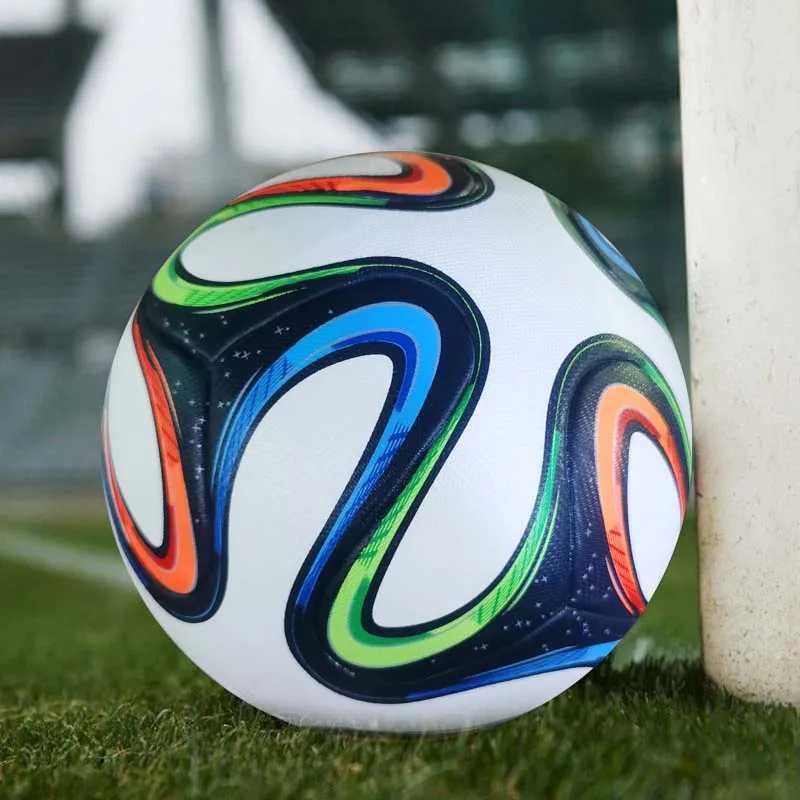 Football for Men and Women 2014 Match Size 5 Pu Adult Futebol Outdoor Sports Training Ball Professional Thickened Team Soccer M260318