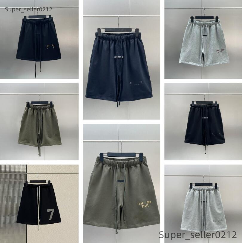 2026 New Fear Of Godeesenttials Men Shorts Trendy Couple Outfits Printed Tshirt Cotton High Quality esss Shorts Mens Womens Fashion Casual Drawstring Pants