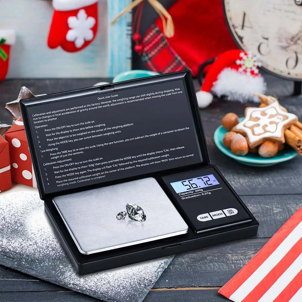 Jewelry Mini Stainless Steel Electronic Scale Digital Pocket Gold Gram Balance Weight Portable 260304