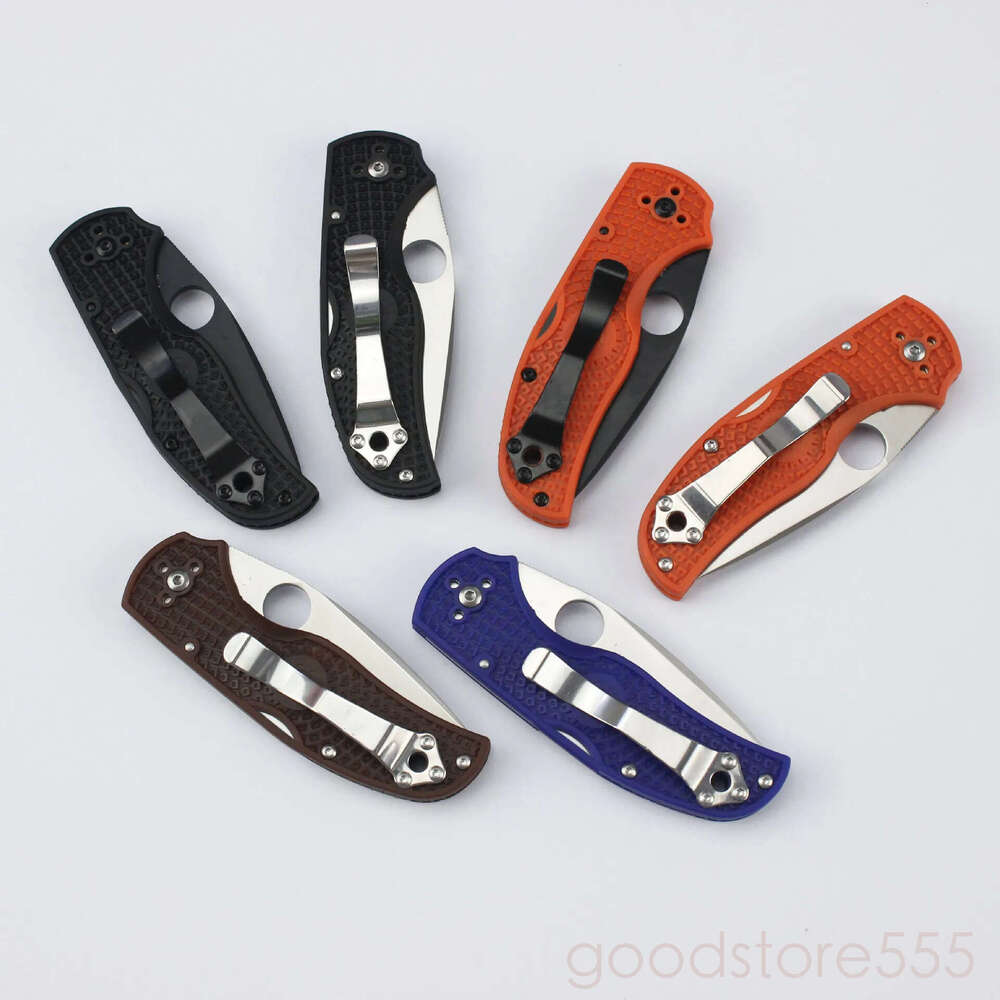 6Models C41 Pocket Knife CPM fixed blade knife SP30V couteau Folding pocket knife Blade Nylon Fiberglass Handle Portable Durable Utility Hiking Campin
