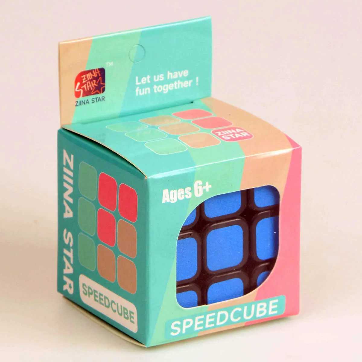 3x3x3 3D fun stress relief brain boosting puzzle professional smooth speed game color blocking childrens toy gift H260314