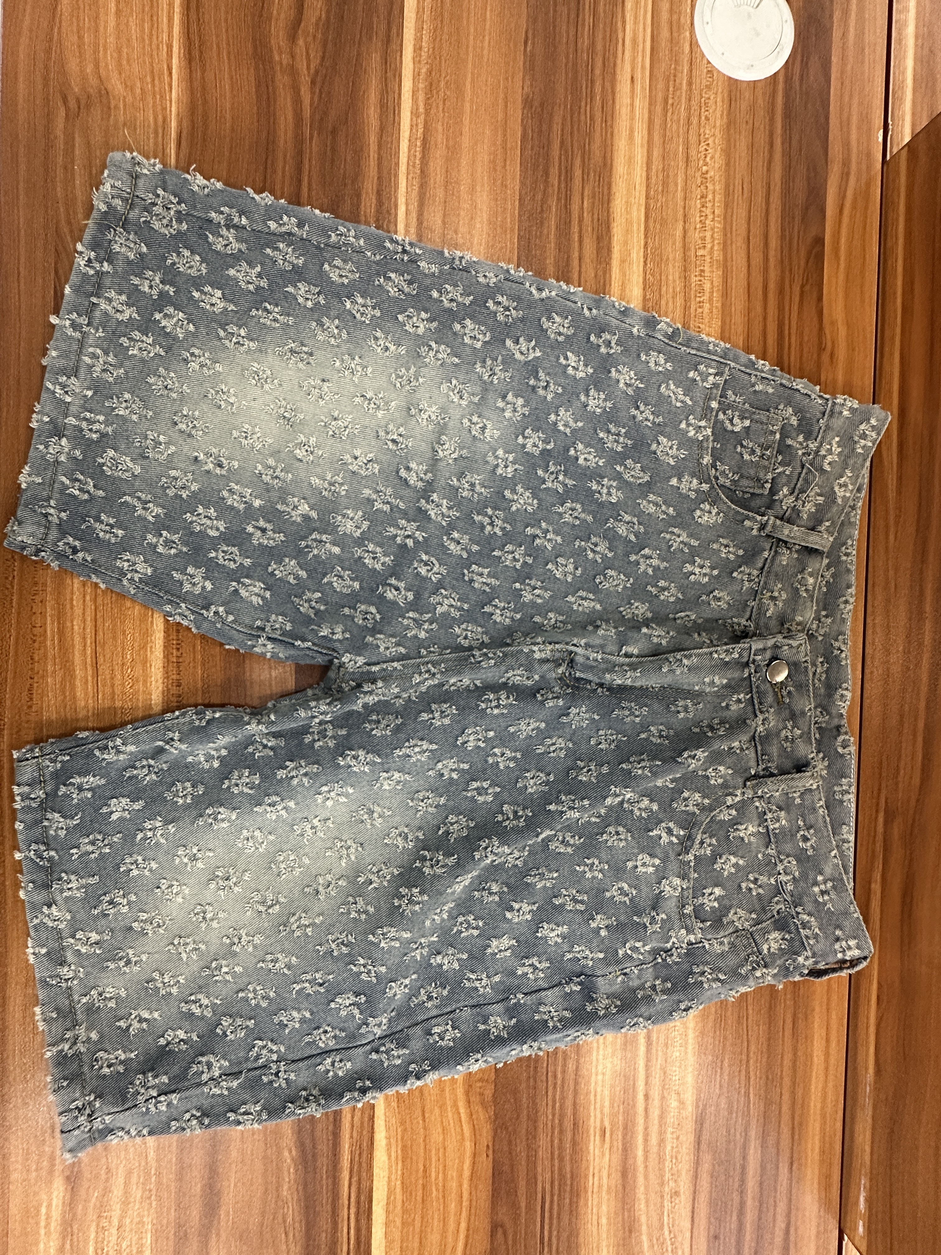 Men's Shorts Casual Jeans for Mens Washed Denim pants Fashion Men High Street Harajuku Retro Trendy Fashion Loose Fit Fir Straight Leg Y2k Goth P