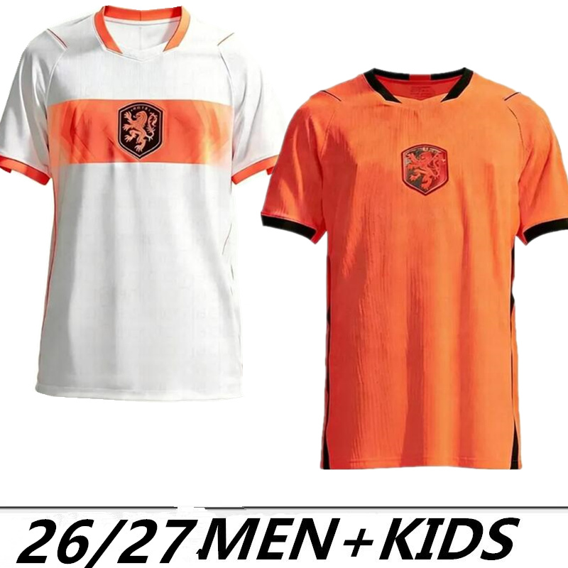 26 27 NetHErlANds MEMPHIS Soccer 2025 2026 Holland Jersey F.DE JONG VIRGIL DUMFRIES BERGVIJN Shirt KLAASSEN BLIND DE LIGT Men KIDS GAKPO MALEN