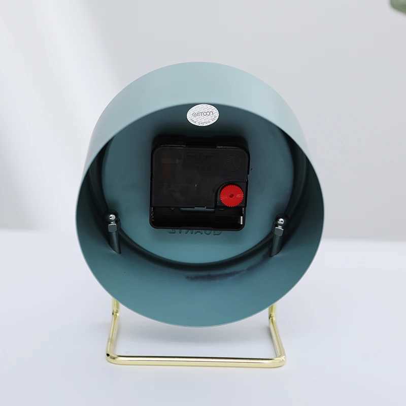 Nordic fashion art electronic clock simple and creative decoration clock living room bedside decoration silent pointer cl D260318