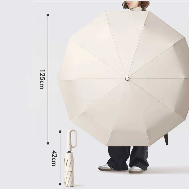 Large 125CM Automatic Folding Umbrella for Men and Women Windproof Strong Sun UV UPF50 Protection Rain Umbrellas Travel H260318 - view 7