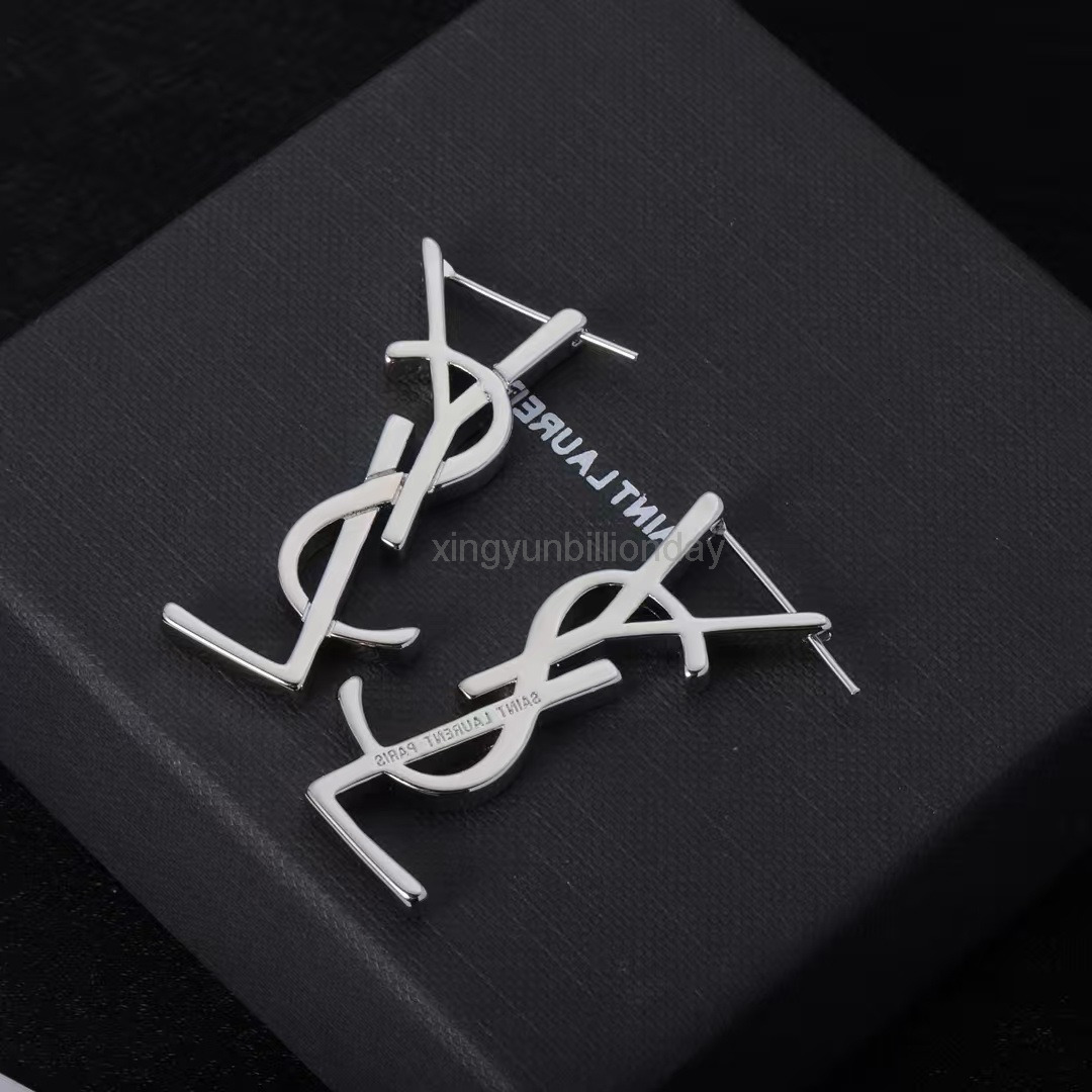 designer earrings yslly earring Women Full Diamond Pearl Earrings Fashion Trend Accessories